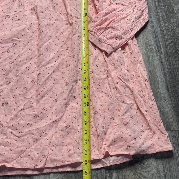 NWT Daisy Street Long Sleeve Smock Dress in Ditsy Floral, size medium - Picture 8 of 14